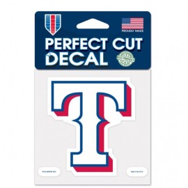 Texas Rangers Decal 4X4 Perfect Cut Color