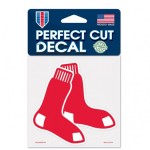 Boston Red Sox Decal 4X4 Perfect Cut Color