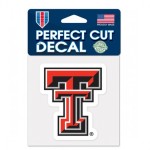 Texas Tech Red Raiders Decal 4X4 Perfect Cut Color