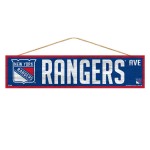 New York Rangers Sign 4X17 Wood Avenue Design