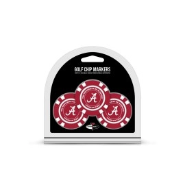 Alabama Crimson Tide Golf Chip With Marker 3 Pack