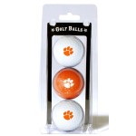 Clemson Tigers 3 Pack Of Golf Balls - Special Order