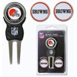 Cleveland Browns Golf Divot Tool With 3 Markers