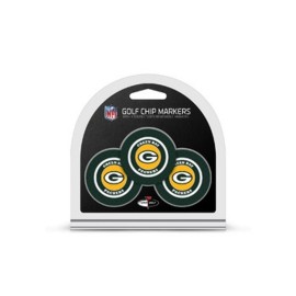 Green Bay Packers Golf Chip With Marker 3 Pack