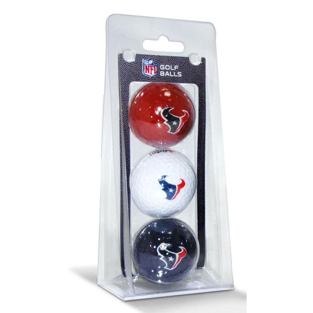 Houston Texans Golf Balls 3 Pack - Special Order