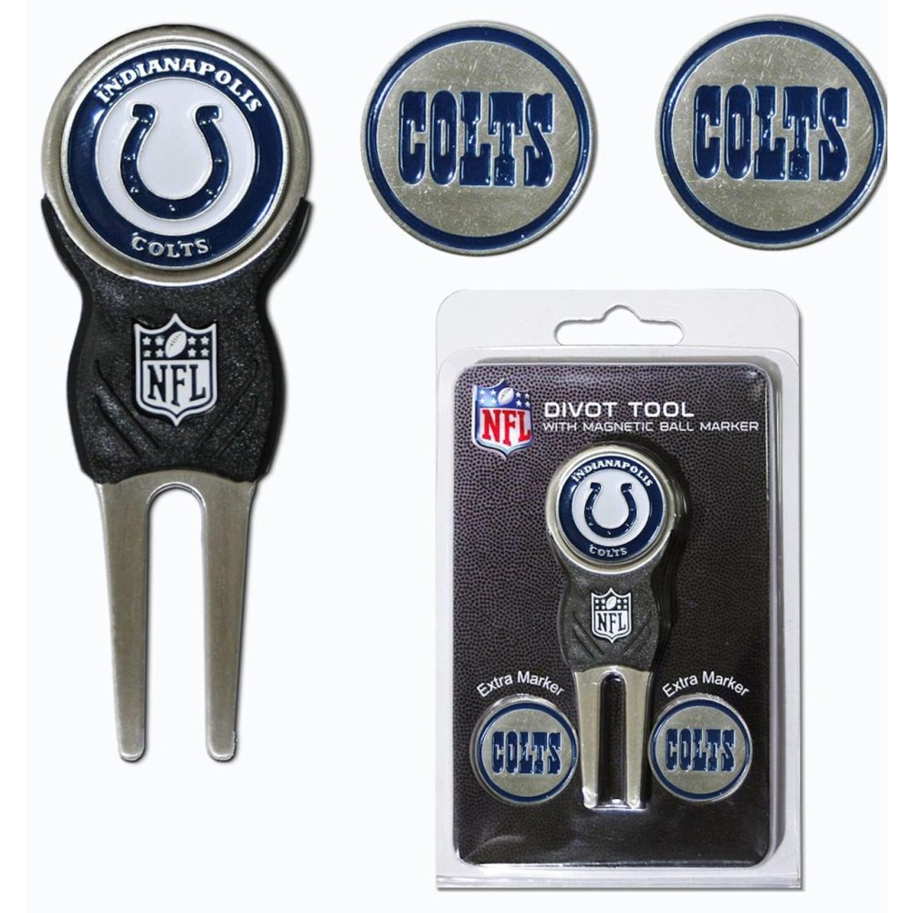 Indianapolis Colts Golf Divot Tool With 3 Markers