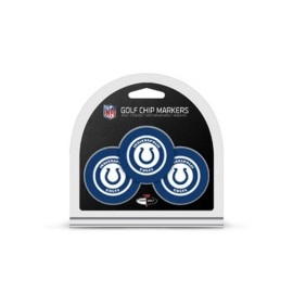 Indianapolis Colts Golf Chip With Marker 3 Pack