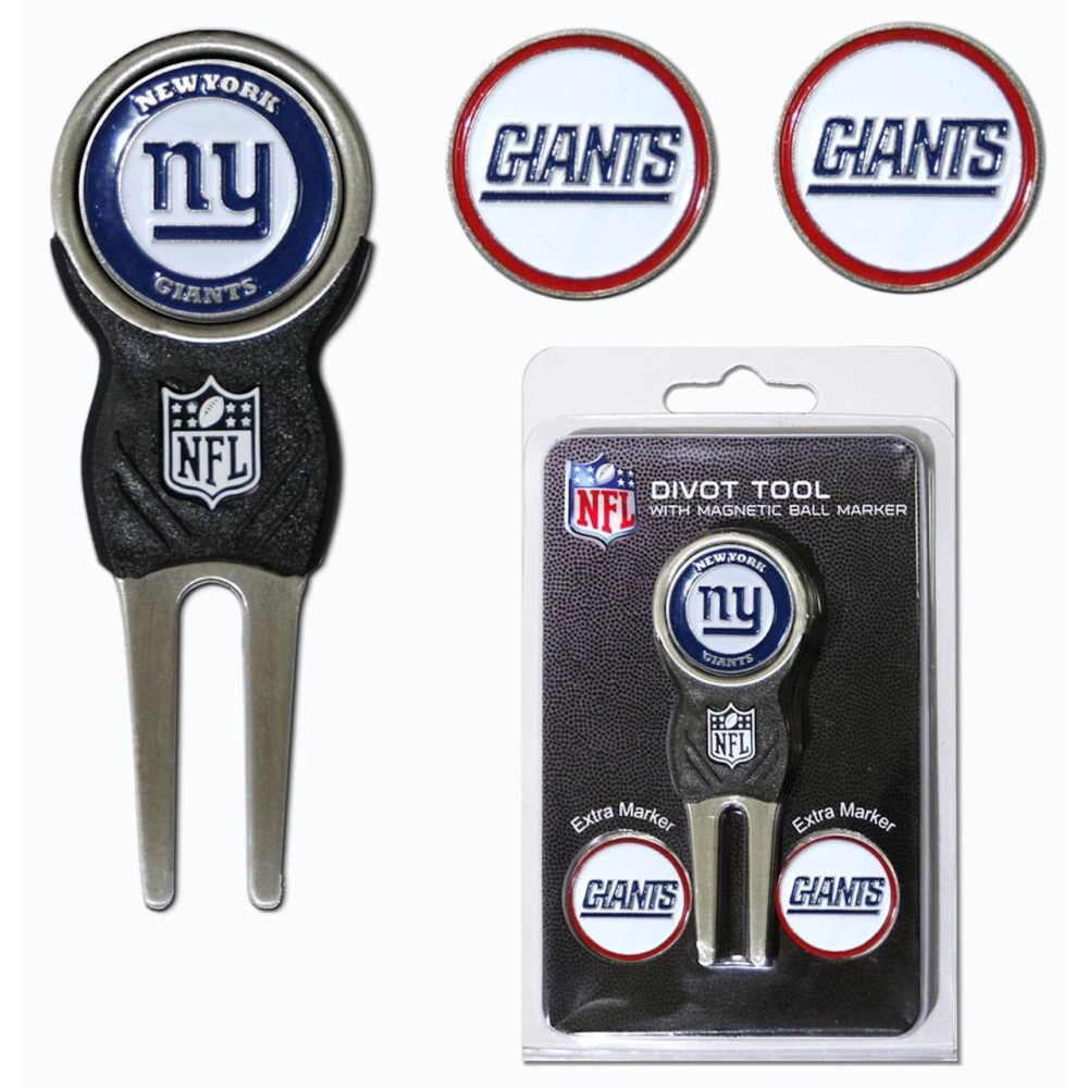 New York Giants Golf Divot Tool With 3 Markers