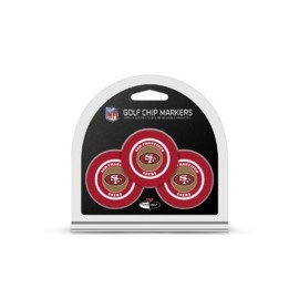 San Francisco 49Ers Golf Chip With Marker 3 Pack