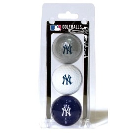 New York Yankees 3 Pack Of Golf Balls