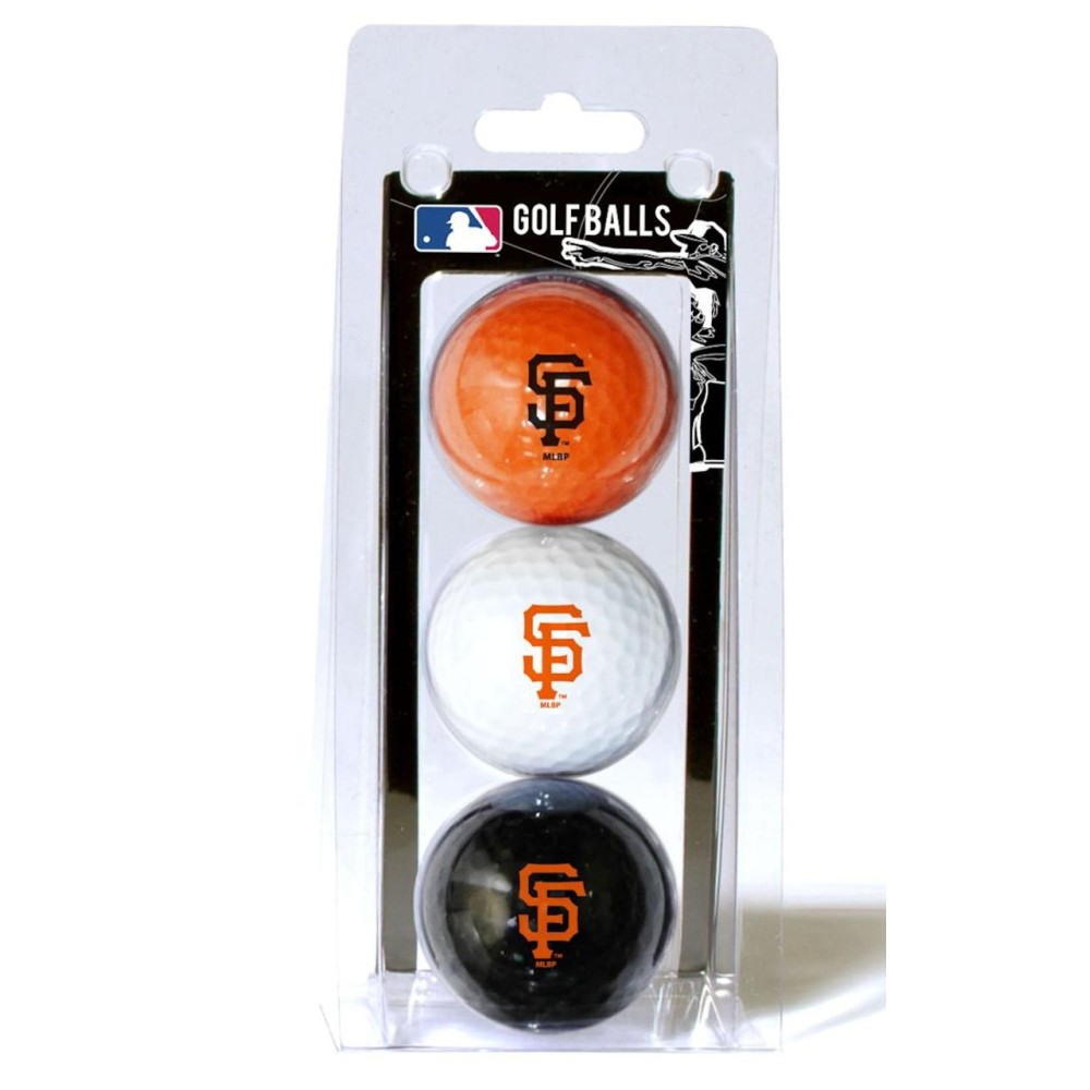 San Francisco Giants 3 Pack Of Golf Balls