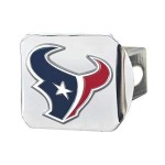 Houston Texans Hitch Cover Color Emblem On Chrome
