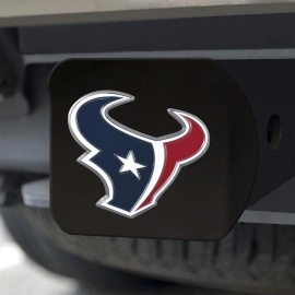 Houston Texans Hitch Cover Color Emblem On Black