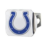 Indianapolis Colts Hitch Cover Color Emblem On Chrome