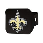 New Orleans Saints Hitch Cover Color Emblem On Black