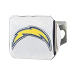 Los Angeles Chargers Hitch Cover Color Emblem On Chrome
