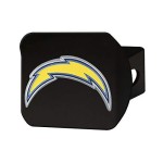 Los Angeles Chargers Hitch Cover Color Emblem On Black