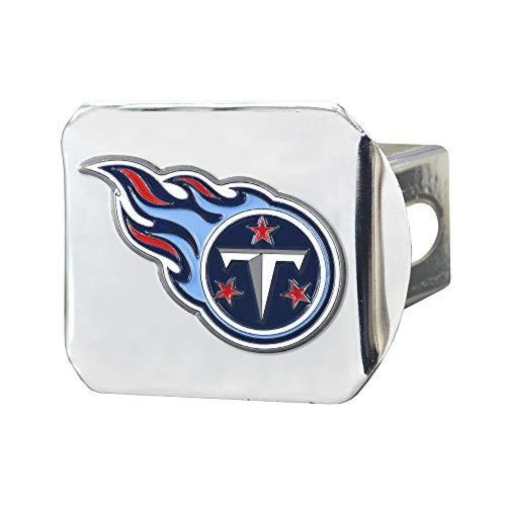 Tennessee Titans Hitch Cover Color Emblem On Chrome