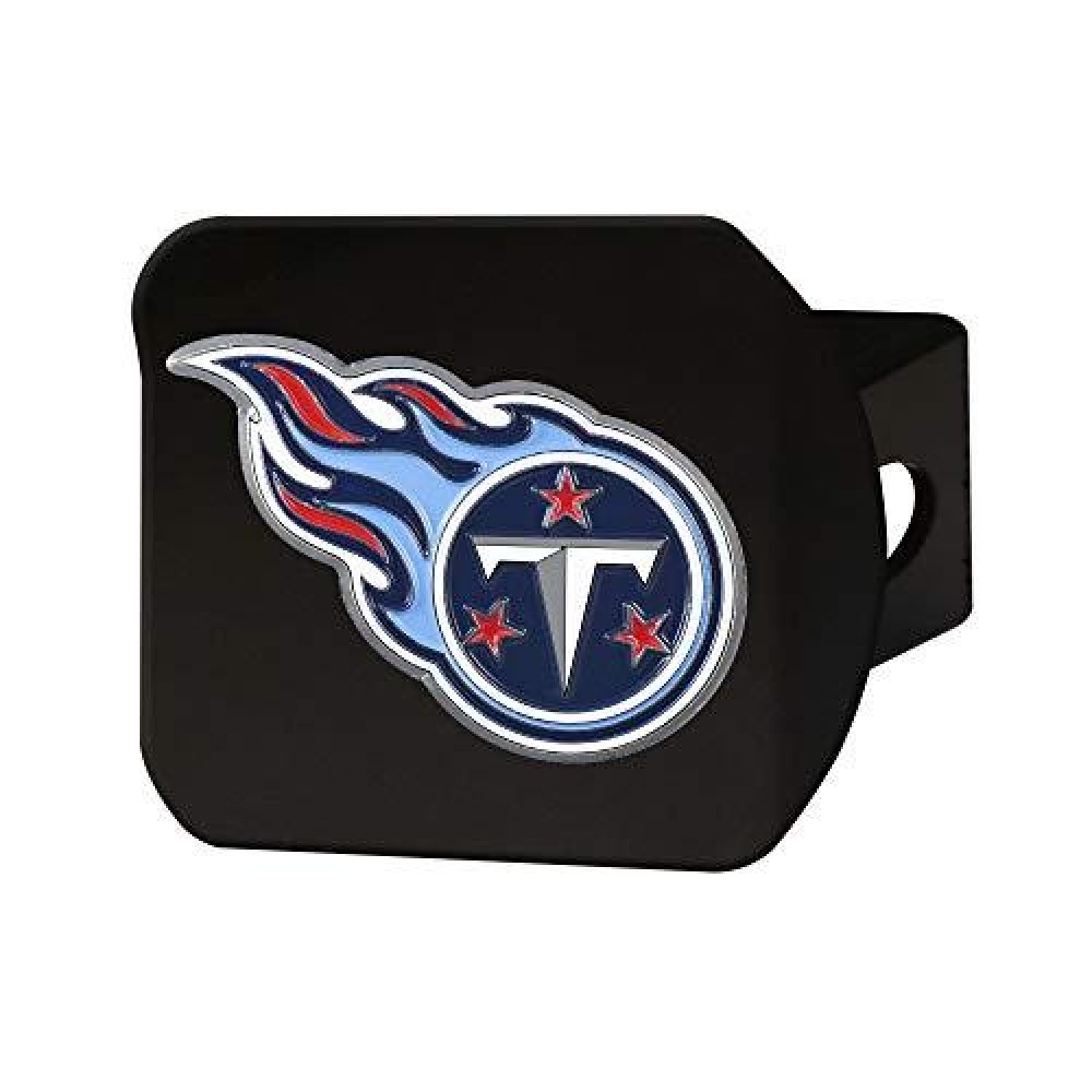 Tennessee Titans Hitch Cover Color Emblem On Black