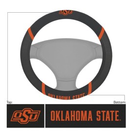 Oklahoma State Cowboys Steering Wheel Cover Mesh/Stitched