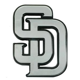 San Diego Padres Auto Emblem Premium Metal Chrome Special Order