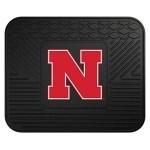 Nebraska Cornhuskers Car Mat Heavy Duty Vinyl Rear Seat