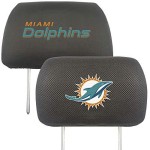 Miami Dolphins Headrest Covers Fanmats