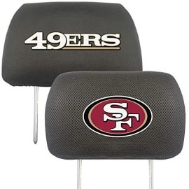 San Francisco 49Ers Headrest Covers Fanmats