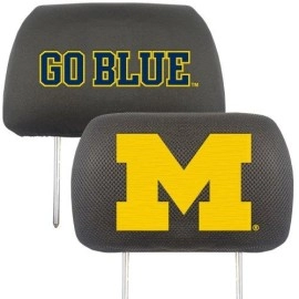 Michigan Wolverines Headrest Covers Fanmats