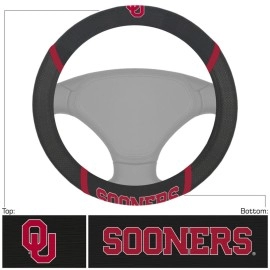 Oklahoma Sooners Steering Wheel Cover Mesh/Stitched