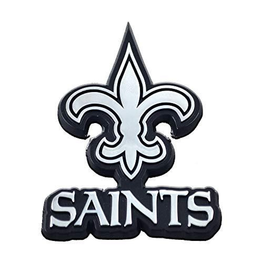 New Orleans Saints Auto Emblem Premium Metal Chrome