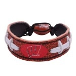 Wisconsin Badgers Bracelet Classic Football Co