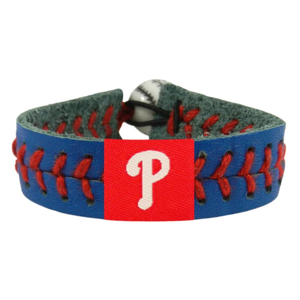 Philadelphia Phillies Bracelet Team Color Baseball Co