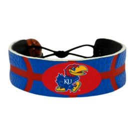 Kansas Jayhawks Bracelet Team Color Basketball Co