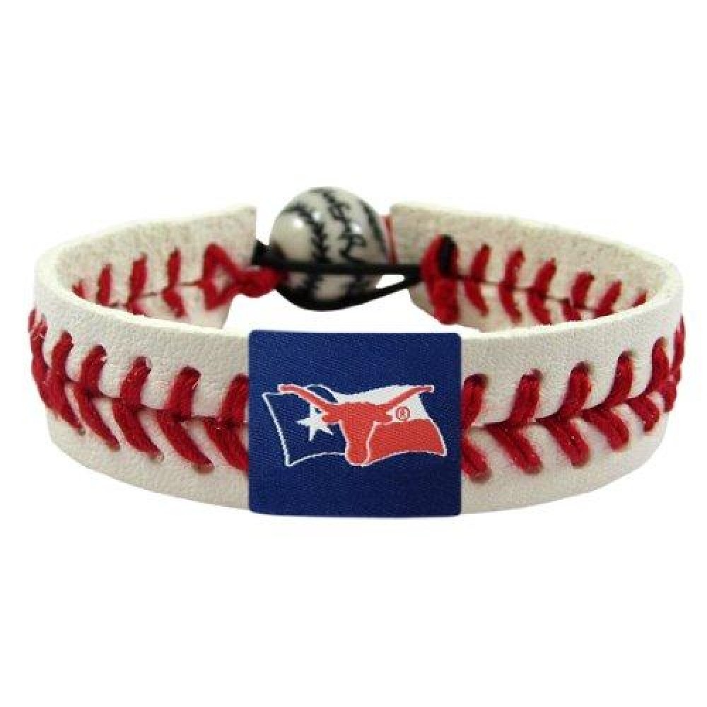 Texas Longhorns Bracelet Classic Baseball Texas Flag Co