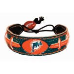 Miami Dolphins Bracelet Team Color Football Co