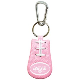 New York Jets Keychain Pink Football Co