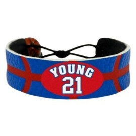 Philadelphia 76Ers Bracelet Team Color Basketball Thaddeus Young Co