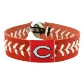 Cincinnati Reds Bracelet Team Color Baseball Co