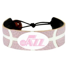 Utah Jazz Bracelet Team Color Basketball Pink Co