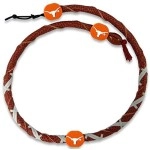 Texas Longhorns Necklace Spiral Football Co