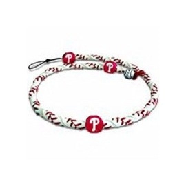 Philadelphia Phillies Necklace Frozen Rope Team Color Baseball Co