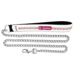 St. Louis Cardinals Baseball Leather Leash - M