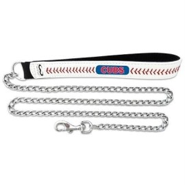 Seattle Mariners Pet Leash Leather Chain Baseball Size Large Co