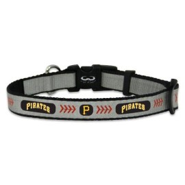 Pittsburgh Pirates Pet Collar Reflective Baseball Size Toy Co