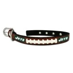 New York Jets Pet Collar Leather Size Small Co