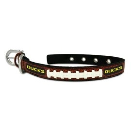 Oregon Ducks Pet Collar Leather Size Small Co