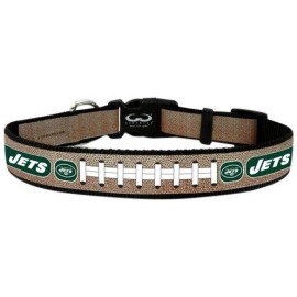 New York Jets Pet Collar Reflective Football Size Small Co