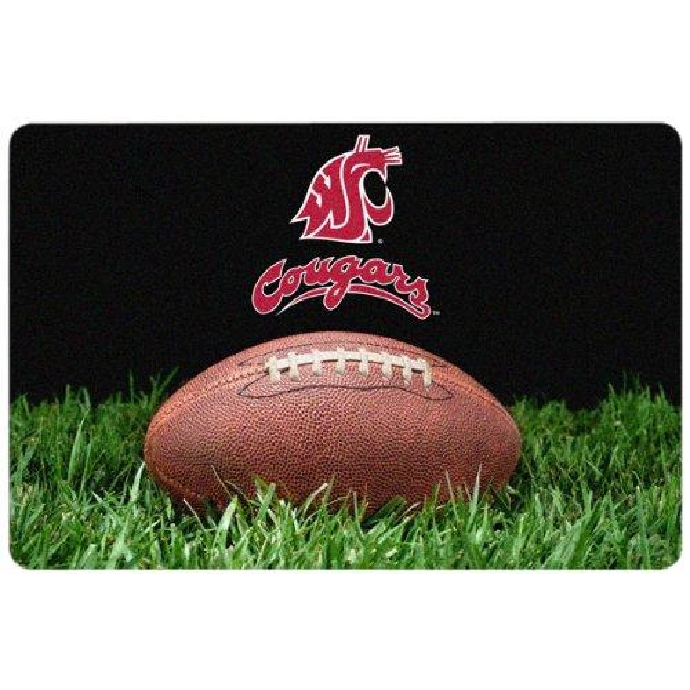 Washington State Cougars Classic Football Pet Bowl Mat - L Co