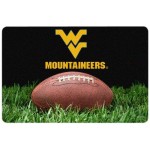 West Virginia Mountaineers Classic Football Pet Bowl Mat - L